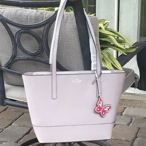 Kate spade large adley tote muted taupe beige